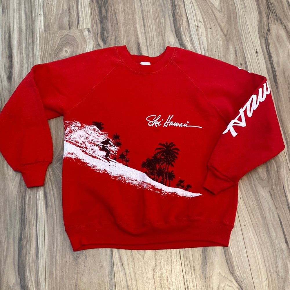 Vintage Ski Hawaii Sweatshirt size Small